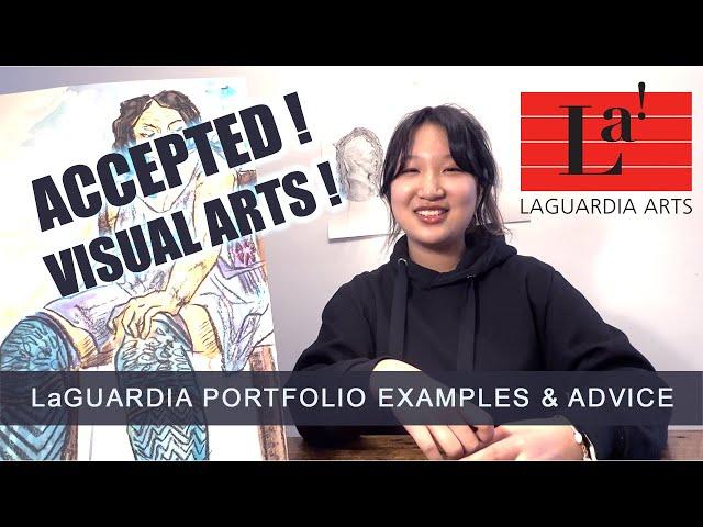 INTERVIEW WITH ACCEPTED LAGUARDIA!! HIGH SCHOOL STUDENT for VISUAL ARTS + HER ART PORTFOLIO