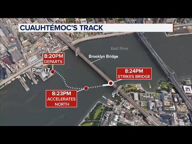 NTSB launches investigation into deadly Mexican navy ship crash into Brooklyn Bridge