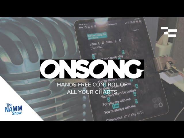 Hands Free Control of All Your Charts with OnSong | NAMM 2022