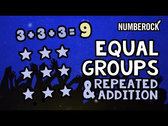 Equal Groups Multiplication Song | Repeated Addition Using Arrays