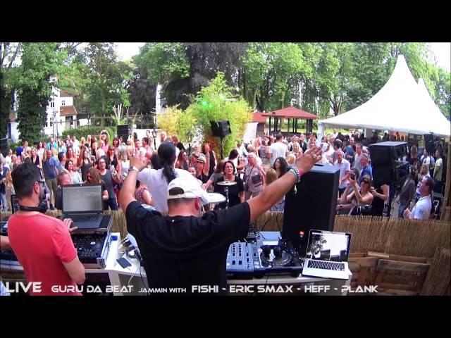 Deephouse live percussion jam solo - Guru Da Beat vs. Fishi - Eric Smax- Heff - Plank