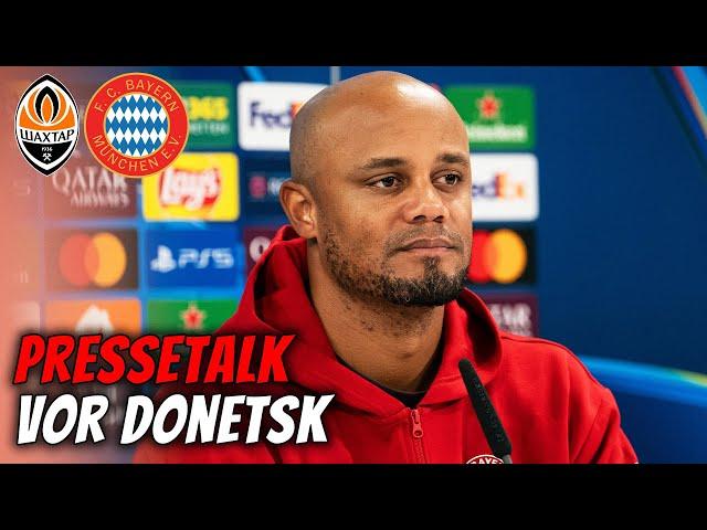 Laimer & Kompany im Pressetalk vor Shakhtar Donetsk - FCBayern | Champions League