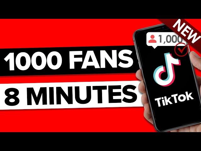 How To Get 1000 Followers on TikTok in 8 Minutes 2024 (WITH PROOF)