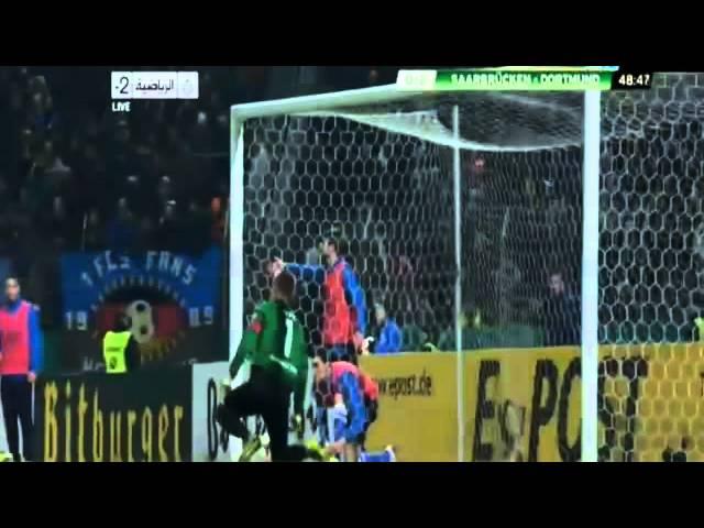 HD Jonas Hofmann Goal ~ Saarbrucken vs Borussia Dortmund 0-2 - 03/12/13