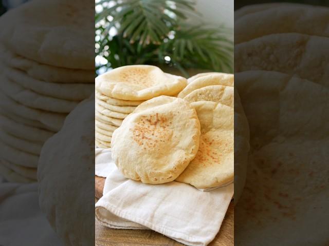 How To Make The Perfect Pita Bread #Shorts