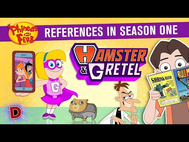 EVERY Phineas & Ferb and Milo Murphy's Law Reference in Hamster & Gretel Season 1