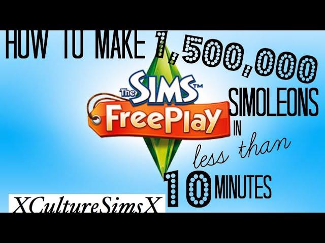 Sims FreePlay - Money Cheat  IOS/ANDROID (NO Jailbreak Or Computer) | XCultureSimsX