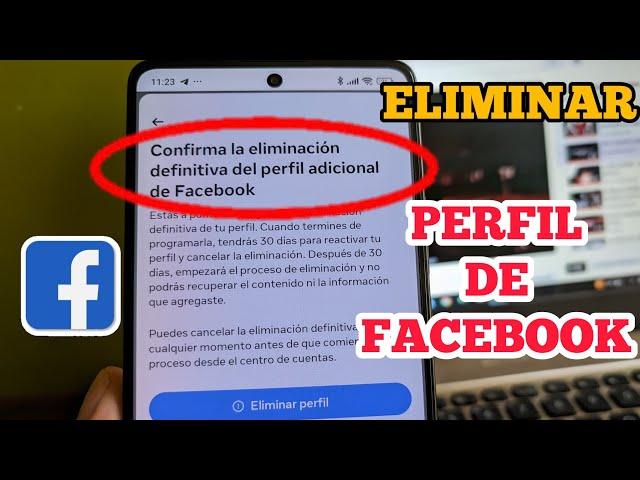 Cómo eliminar un perfil adicional de Facebook / eliminar perfil de Facebook sin borrar el principal