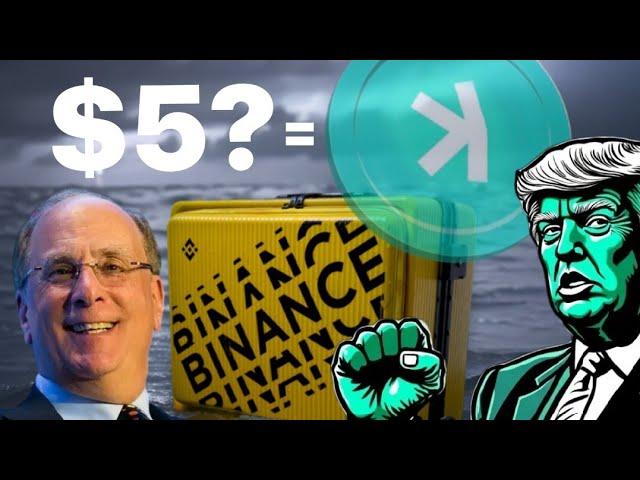 ALL in KASPA: BLACKROCK AND DONALD TRUMP IN!? Binance Listing Update