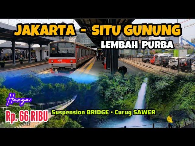 WAJIB KESINI‼️HANYA RP. 66 RIBU DARI JAKARTA • SUSPENSION BRIDGE & CURUG SAWER • LEMBAH PURBA