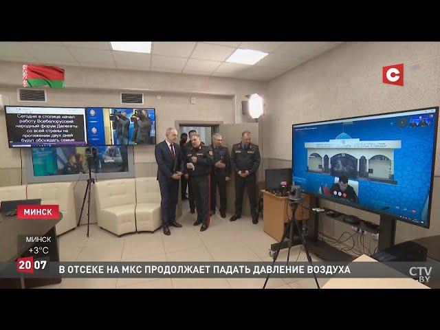Глава администрации Президента Беларуси посетил Академию МВД