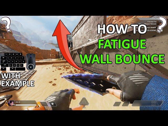 How to Fatigue Wall Bounce | Basic Explanation + Demonstration (Apex Legends)