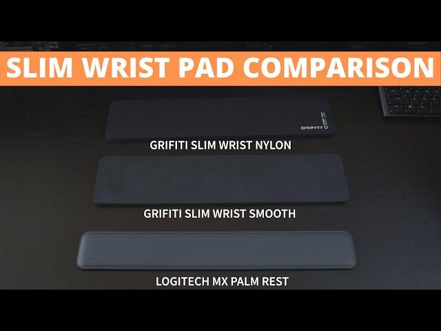 SLIM WRIST REST PAD COMPARISON for Logitech G915 or Low-Profile Keyboard: Grifiti Slim, MX Palm Rest