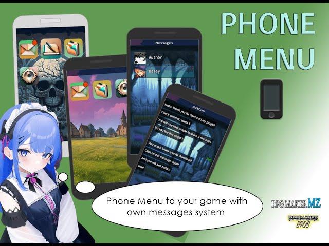 Smartphone in your RPG game? Phone Menu - RPG Maker plugin overview