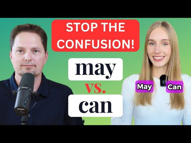 MAY VS. CAN / AVOID THESE SIMPLE MISTAKES IN ENGLISH / ARIANITTA LA GRINGA ENGLISH