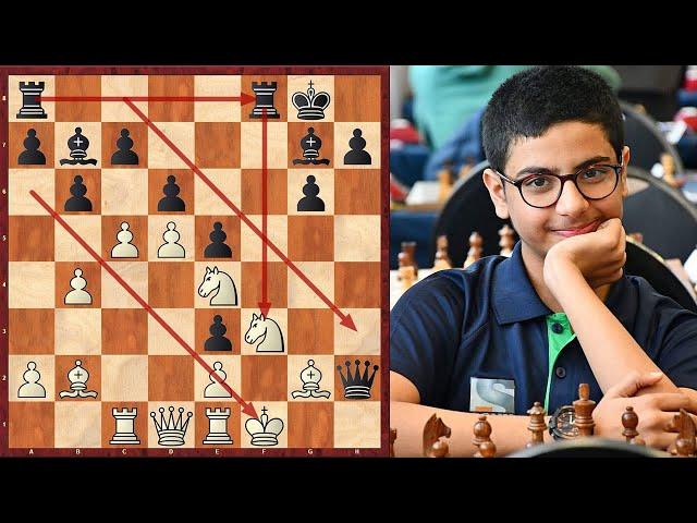 Indian GM plays a fantastic attacking game!