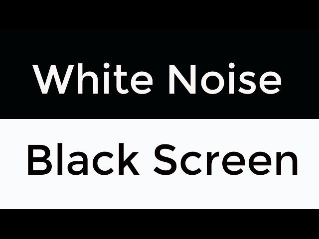 Smooth White Noise - Black Screen - No Ads - 24 hrs - Perfect Baby Sleep Aid - White Noise For Sleep