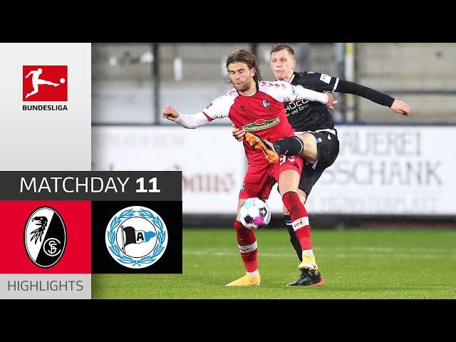 SC Freiburg - Arminia Bielefeld | 2-0 | Highlights | Matchday 11 – Bundesliga 2020/21