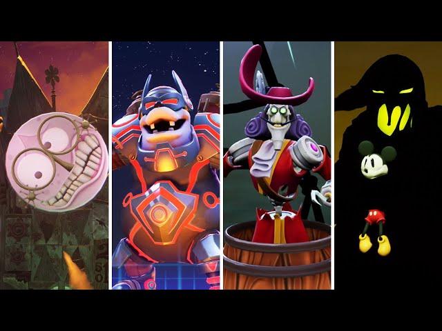 Epic Mickey Rebrushed - All Bosses (No Damage) 4K 60FPS Paint Path