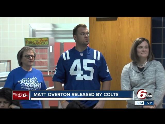 Indianapolis Colts released several players on Monday