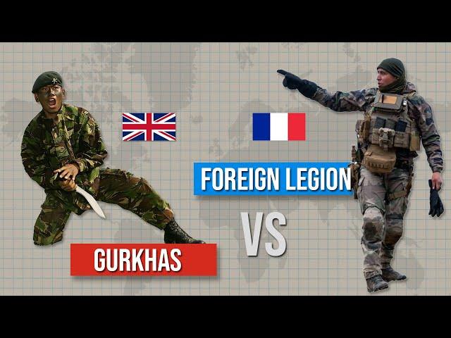 British Gurkhas vs French Foreign Legion - What’s the difference?