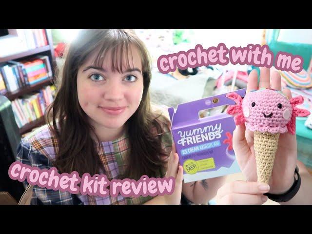 crochet with me (crochet kit review)