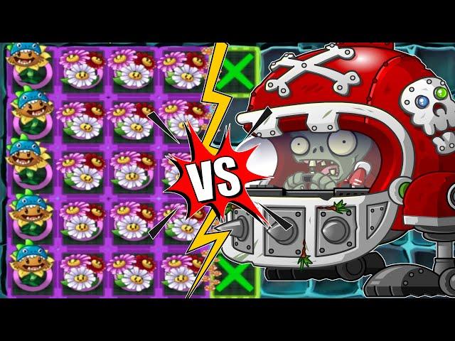 PLANTS VS ZOMBIES 2, POWER – UP  MAX LEVEL DAZEY CHAIN VS MECHA FOOTBALL ZOMBIE