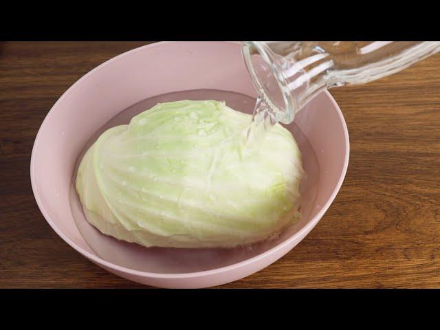 Why didn't I know this Cabbage Recipe before? better than meat ! I have never eaten so delicious !