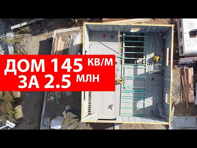 Обзор строительства СИП дома в Ялте в Крыму. СИП панели с ЦСП