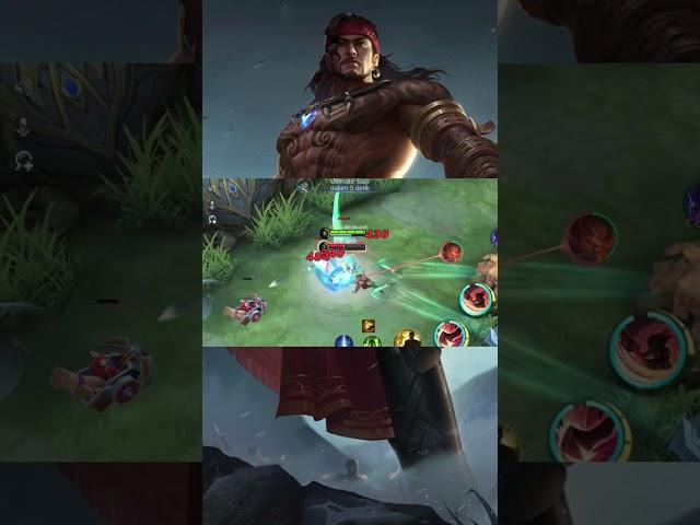 Build lapu lapu tersakit |Mobile legends #shorts