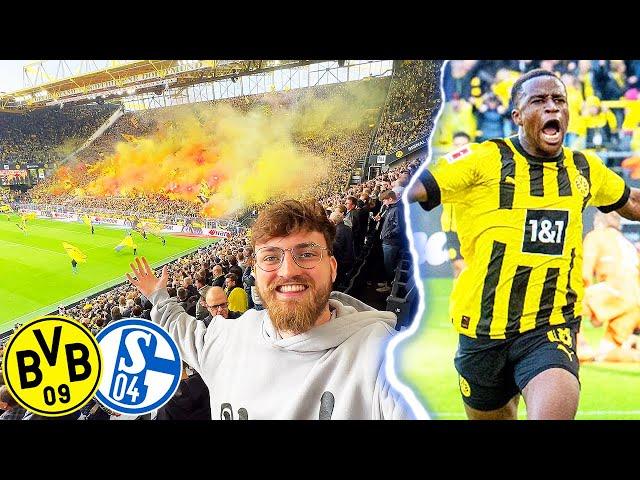 Borussia Dortmund vs. Schalke 04 - Revierderby Stadionvlog  | Moukoko rettet... | ViscaBarca