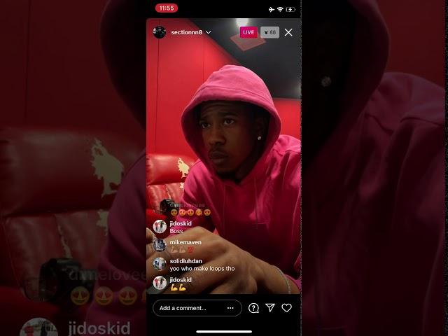 Section8 Cooking Up On Instagram Live