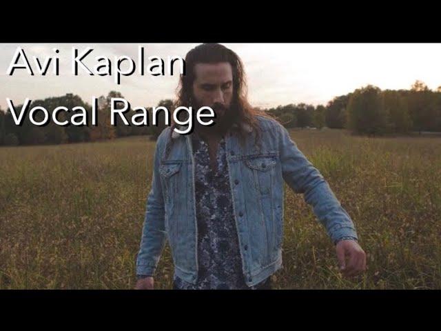 Avi Kaplan - Vocal Range