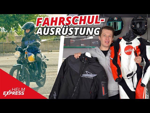 So rüstest du dich für den MOTORRADFÜHRERSCHEIN ️ (Anfänger 1*1 für Motorradhelme & -bekleidung)