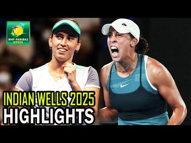 Madison Keys vs Elise Mertens Round 3 Highlights | Indian Wells 2025