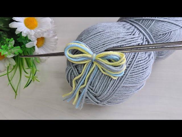İki şiş kolay örgü yelek şal model anlatımı ️Eays knitting crochet patterns