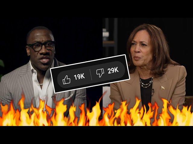 Shannon Sharpe's Club Shay Shay Podcast with Kamala Harris gets DESTROYED!