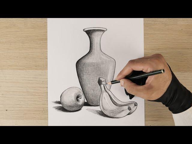 new drawing 2024 | how to draw / still life drawing | drawing | pencil drawing | Arts Academy HD