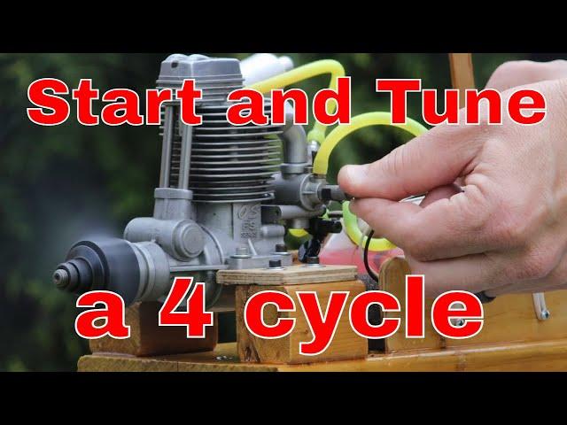 Starting and Tuning a 4 cycle OS FS-91 Surpass