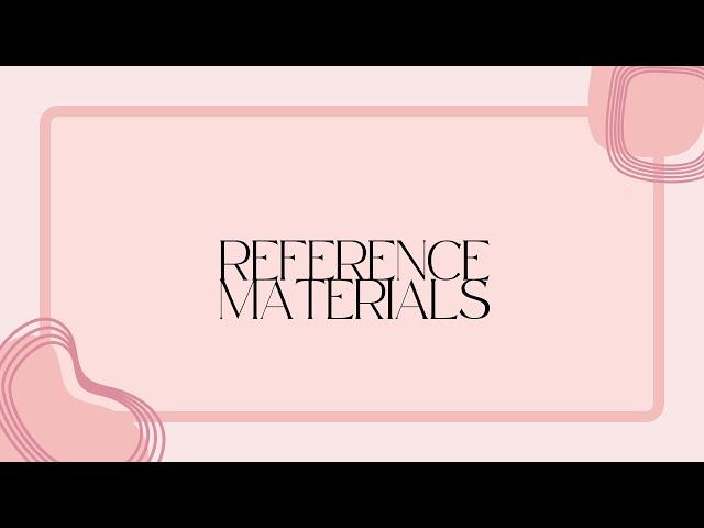 Reference Materials