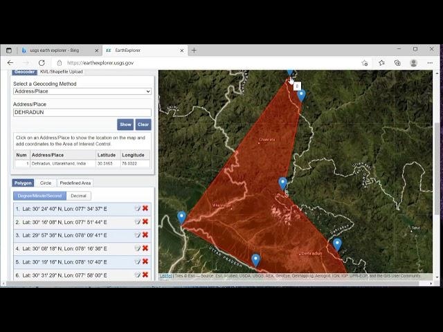 HOW TO DOWNLOAD LANDSAT 8 IMAGE FROM USGS EARTH EXPLORER WEBSITE