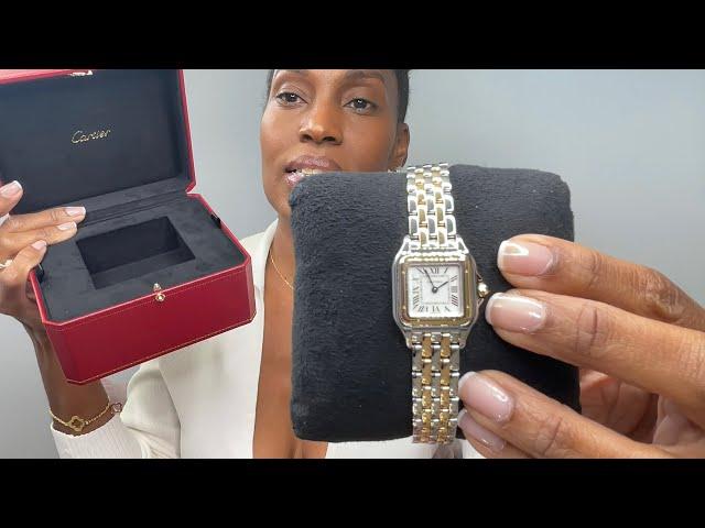 Cartier Double Unboxing (Early 45th Birthday Gifts) D’Amour Necklace Large and PANTHÈRE Watch