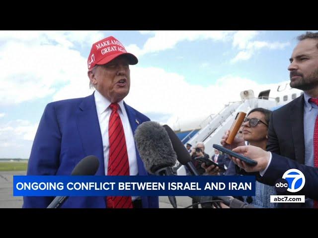 Trump clashes with director of national intelligence on getting involved in Iran
