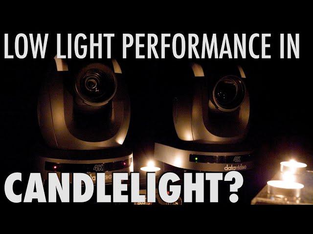 Can Datavideo 4K PTZ Cameras Film in Only Candlelight?