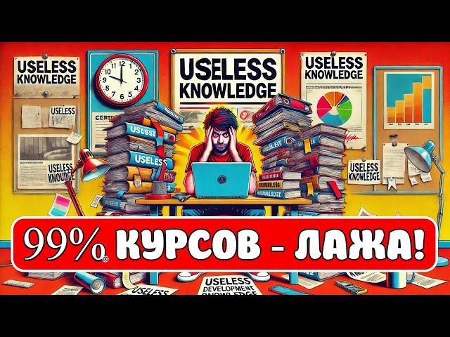 Почти все курсы - БЕСПОЛЕЗНЫ! #психология #работа #деньги