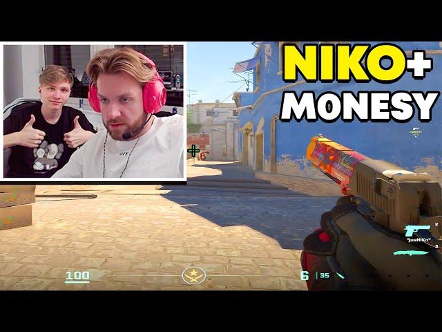 "M0NESY IS BAITING US!!" - NIKO & M0NESY PLAY FACEIT TOGETHER!! CS2