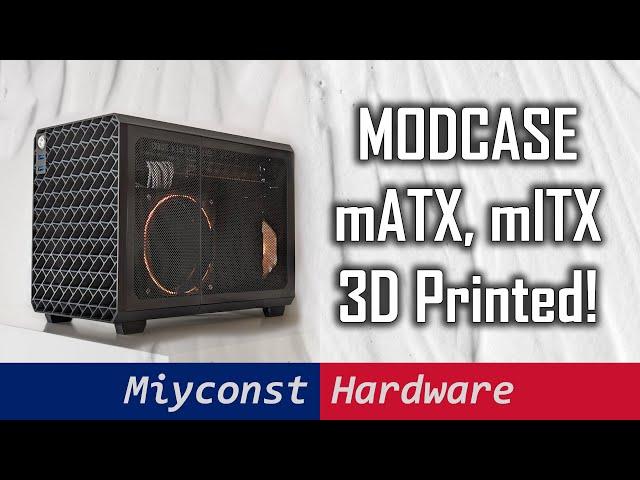 MODCASE Evo – preview of a very compact mATX, mITX chassis for 3D printing