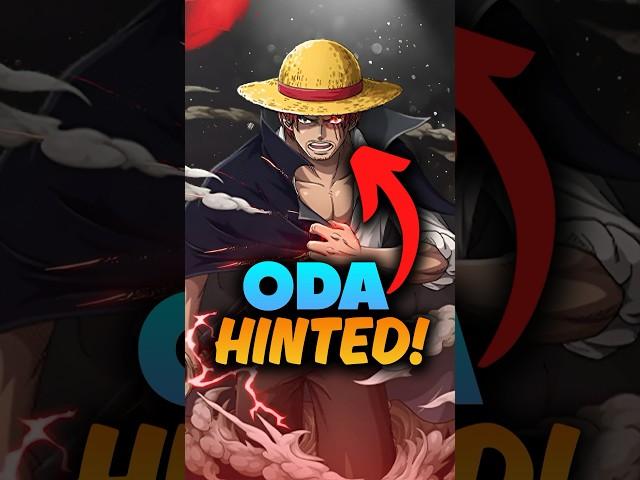 Oda Hinted Shanks True Role in One Piece! #onepiece #shorts