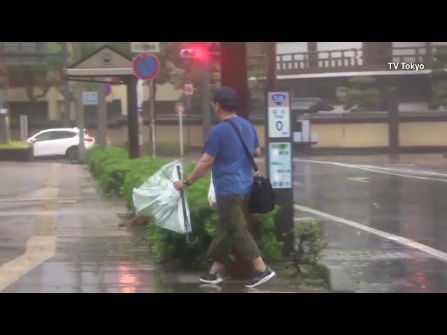 Millions evacuated as deadly typhoon Shanshan slams into Japan | REUTERS