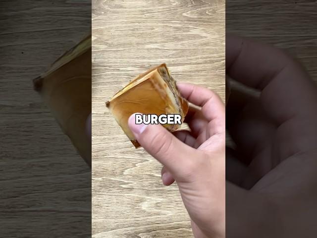 Making the burger cube smaller